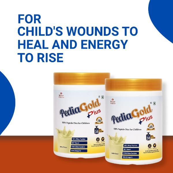 Pedia Gold Plus Vanilla 400 gm - Kids Nutrition