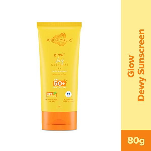 Aqualogicaglow+ Dewy Sunscreen 80 gm - Face Sunscreen