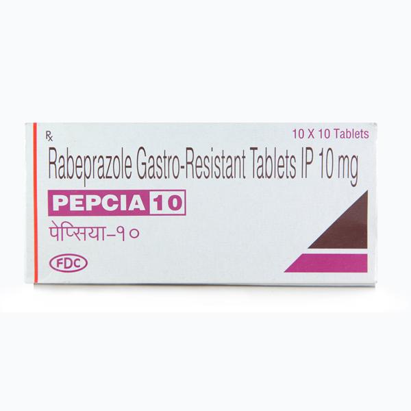Pepcia 10mg Tablet 10'S - Ulcer/Reflux/Flatulence-Aaa