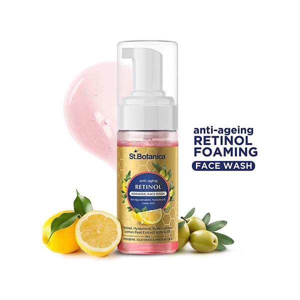 Stbotanica Retinol Anti Aging Foaming Face Wash 120 ml - Scrubs & Exfoliants