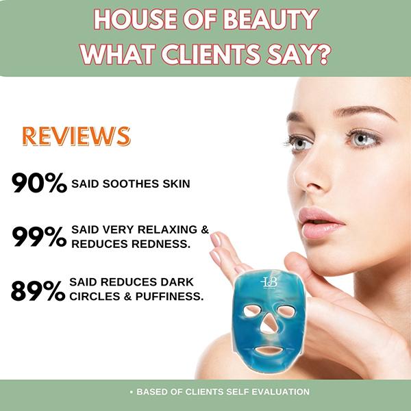 House Of Beauty Gel Face Mask Cold + Hot 1's - Face Mask
