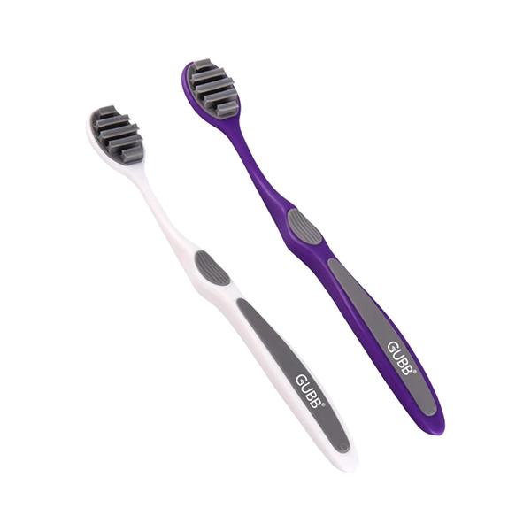 Netmeds | GUBB T+ Tongue Cleaner - Purple & Grey 43.5 gm
