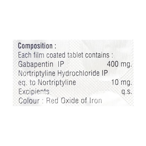 ACOGAB NT Tablet 10's - Neuropathic Pain-Dru