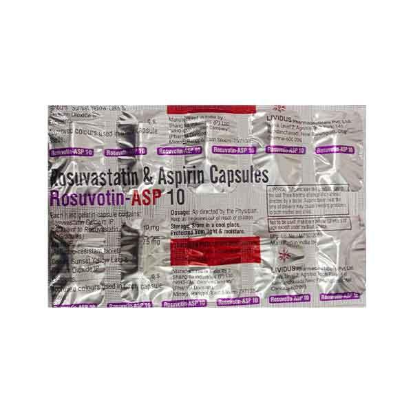ROSUVOTIN ASP 10 Capsule 10's - High Cholesterol-Dys