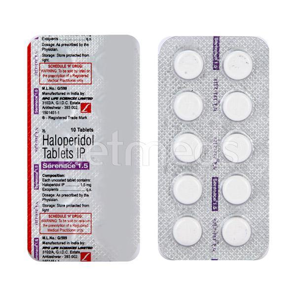 Serenace 1.5mg Tablet 10'S