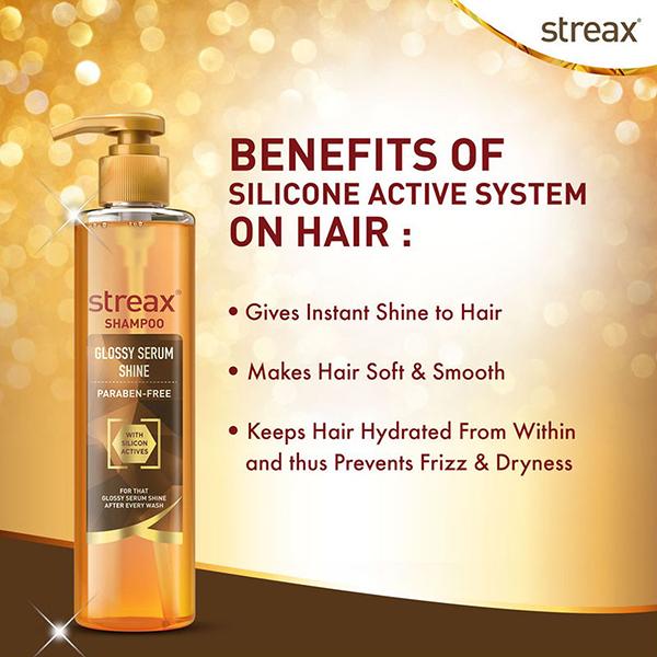 Streax Glossy Serum Shine Shampoo 1's - Shampoos