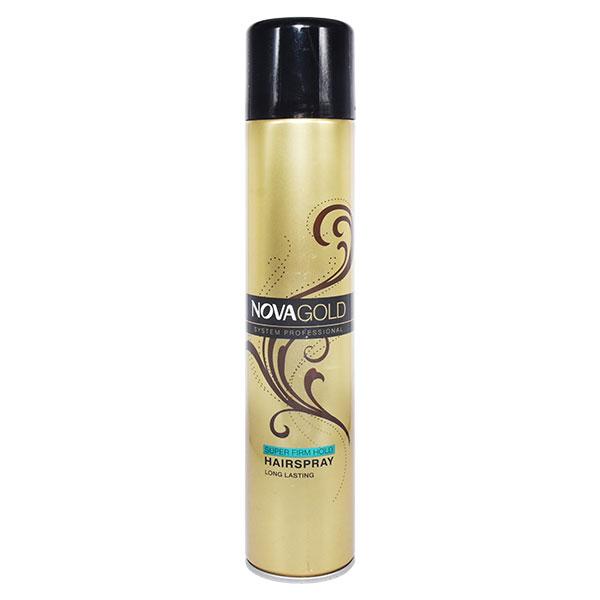 Nova Gold Super Firm Hold Long Lasting Hair Spray 400 ml