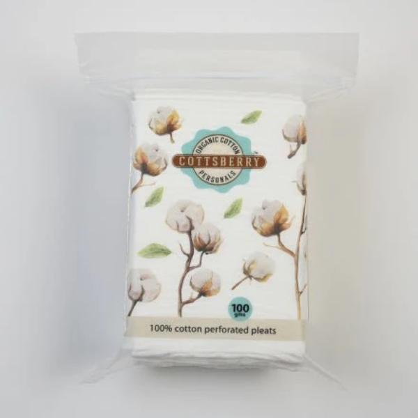Netmeds | Cottsberry Organic Cotton Perforated Pleats 100 g