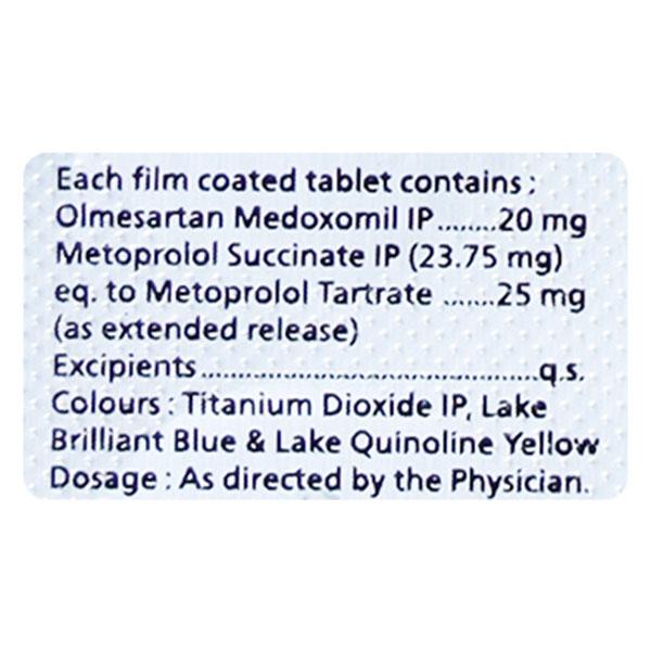 OLMETROL M 25mg Tablet 10's - Hypertension-Ana