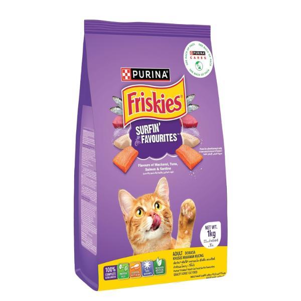 Netmeds | Nestle Purina Friskies Surfin Favourites Cat Food 1 kg