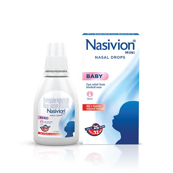 Nasivion Mini Baby Drops 10ml - Nasal Congestion-Nas