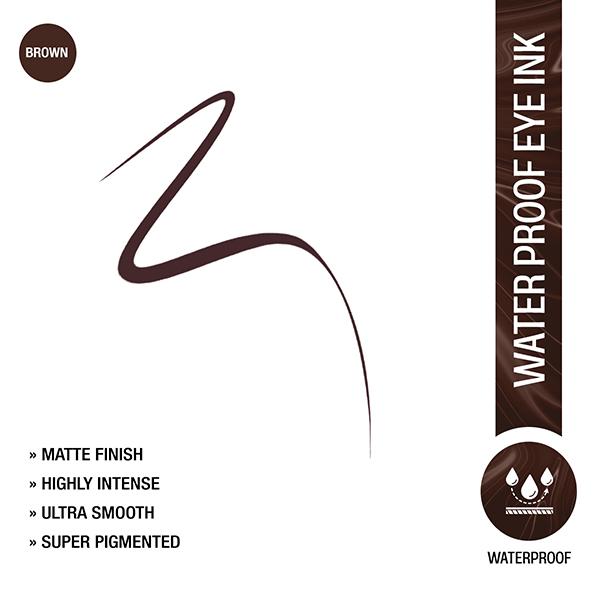 Insight Cosmetics Waterproof Eye Ink - Brown 6.5 gm - Eyeliners