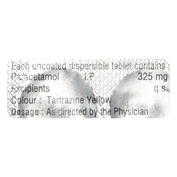 Parawel DT 325mg Tablet 10'S - Fever-Ana