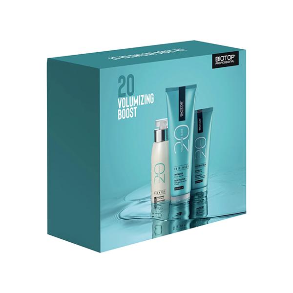 Netmeds | Biotop Professional 20 Volumizing Boost Hair Mask, Shampoo 75Ml & Thickening Cream 30Ml Travel Kit 1's