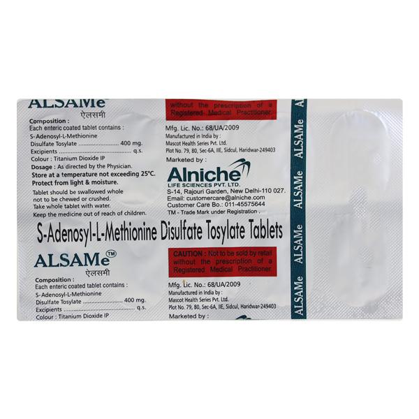 Alsame 400mg Tablet 10'S - Supplements-Sup