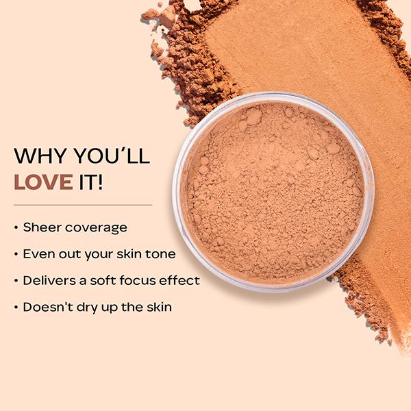 Faces Canada Setting and Finishing Loose Powder - Sheer Coverage & Naturally Radiant Finish 10 gm - Loose Powder