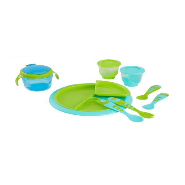 Mothercare Second Stage Feeding Kit - Blue 1's
