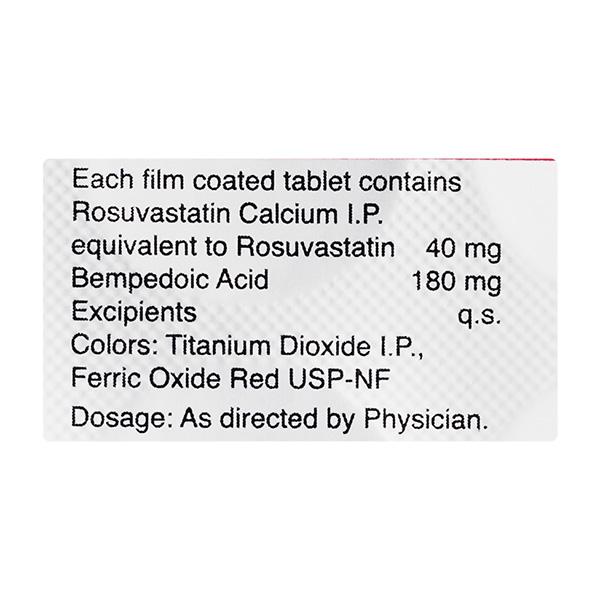 BEMPESTA R 40 Tablet 10's - High Cholesterol-Dys