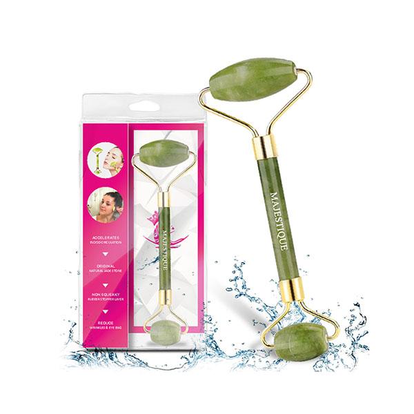 Netmeds | Majestique Jade Face Roller and Massager Gua Sha Set Facial Skin Roller Massager Tool 1's