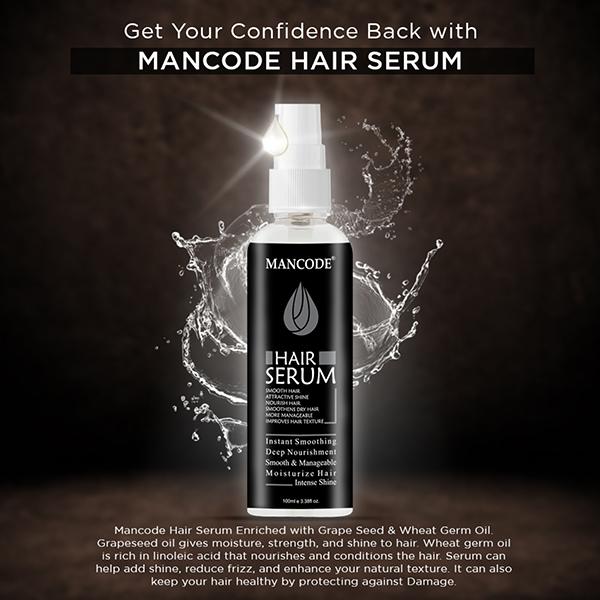 Mancode Hair Serum 100 ml - Hair Serums