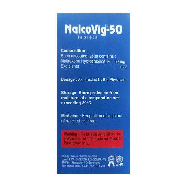 NALCOVIG 50 Tablet 10's - Alcohol Addiction