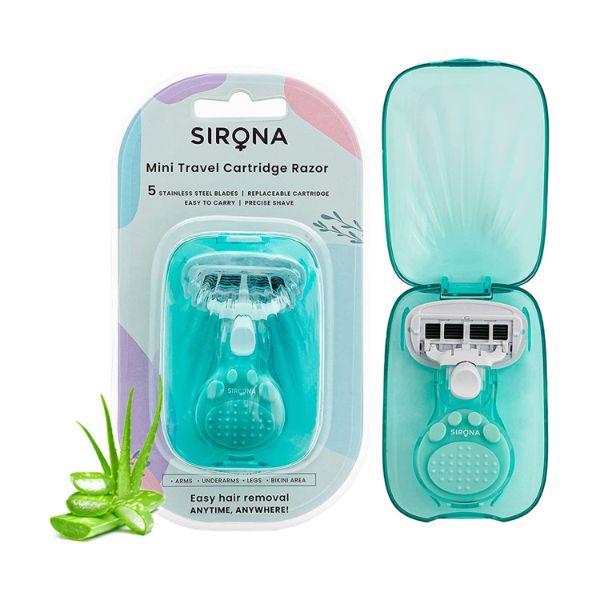Sirona 5 Blade Mini Travel Cartridge Hair Removal Razor 1's