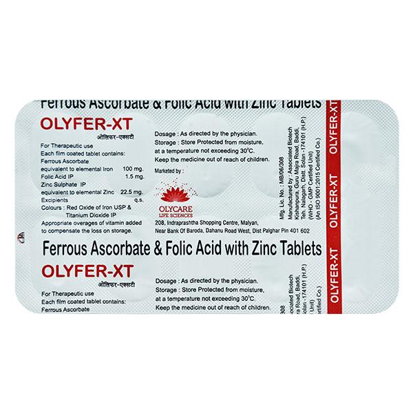 OLYFER XT Tablet 10's - Iron Supplement/Anaemia-Vma