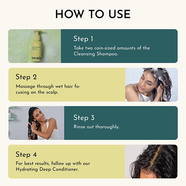 Fix My Curls Cleansing Shampoo for Curly, Wavy, Frizzy Hair Clarifying Shampoo with Anti-Dandruff, and Itchy Scalp Solution 100 gm - Dry Shampoos & Conditioners