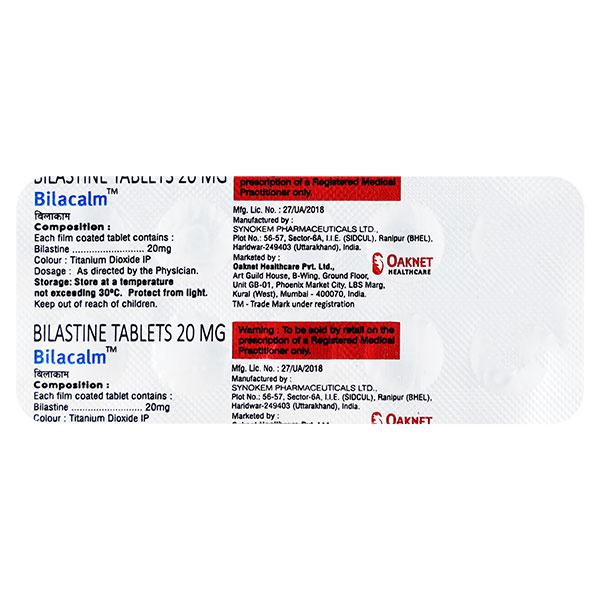 BILACALM Tablet 10's