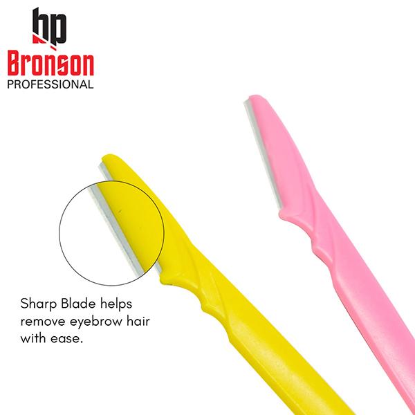 Bronson Professional Eyebrow and Face Razor (Pack of 3) 1's - Eyebrow Pencils & Enhancers