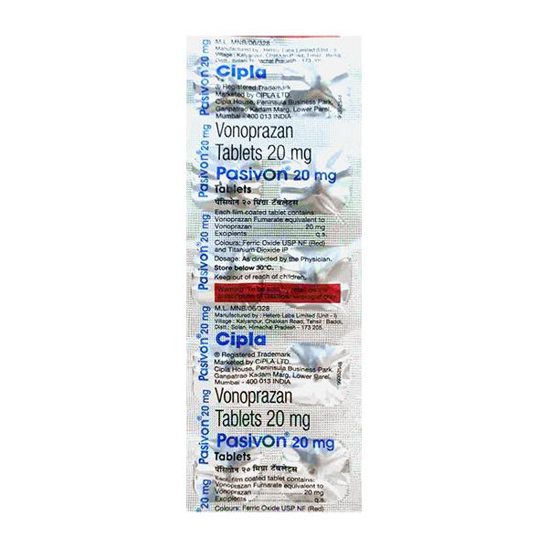 PASIVON 10mg Tablet 10's - General-P