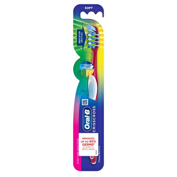 Netmeds | ORAL B CRiSS CROSS Pro Health GUM CARE SOFT TOOTHBRUSH B2G2 4s
