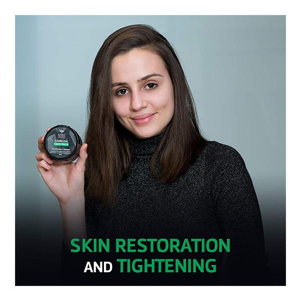 Bombay Shaving Company Skin Restoration & Tightening Face Pack - Charcoal 100 gm - Face Packs