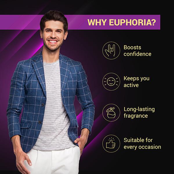 Park Avenue Eau De Perfum - Euphoria 100 ml - Men Deodorants/Roll-Ons