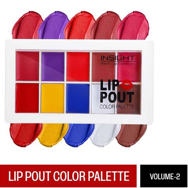 Netmeds | Insight Cosmetics Lip Pout Color Palette - Volume 2 11 gm
