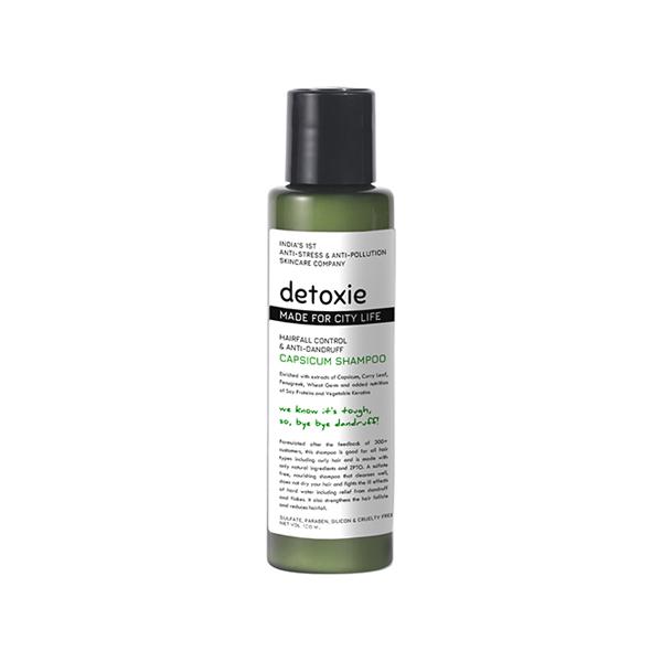 Detoxie Anti-Dandruff and Flake Relief Capsicum Shampoo 100 ml - Shampoos