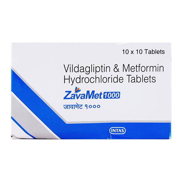 ZAVAMET 1000 Tablet 10's - Diabetes-Ant