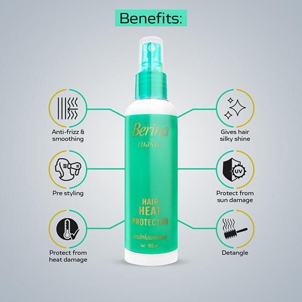 Berina Hair Heat Protector 100ml - Hair Treatment