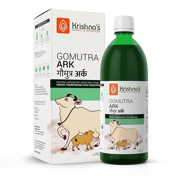 Netmeds | Krishna's Herbal & Ayurveda Gomutra Ark (Tharparkar Cow) 1000 ml
