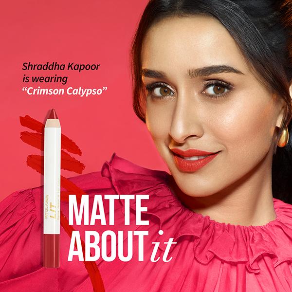 MyGlamm Matte About It Lip Color Fuchsia Ballet 2.8 gm - Lipsticks