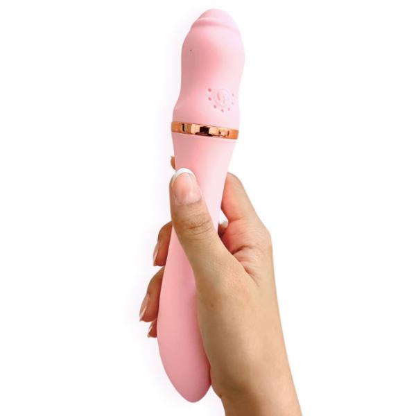 Netmeds | Libertee Premium Rechargeable Massager 7 Modes Rose 1's