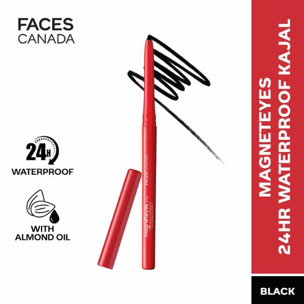 Netmeds | Faces Canada Magneteyes Kajal with Almond Oil Single pack 0.35 gm