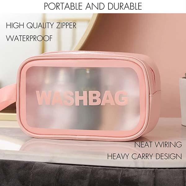 Allure Washable Cosmetic Medium Bag Color Pink 1's - Makeup Bags & Cases