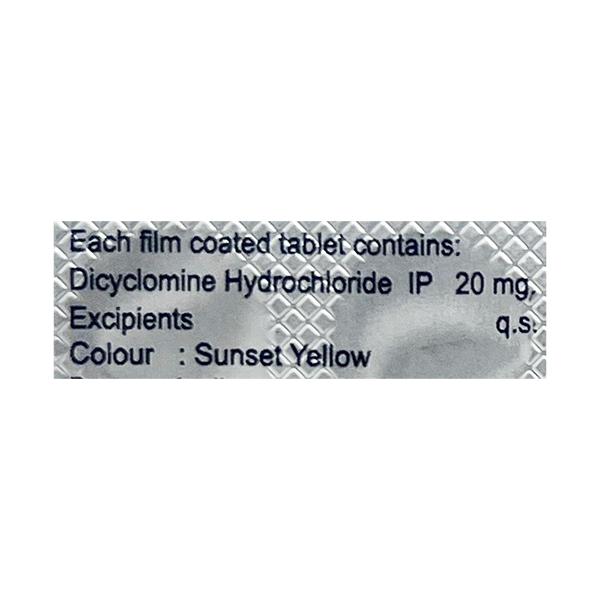 Spadic 20mg Tablet 10'S - Muscle Cramps/Spasticity-Ant