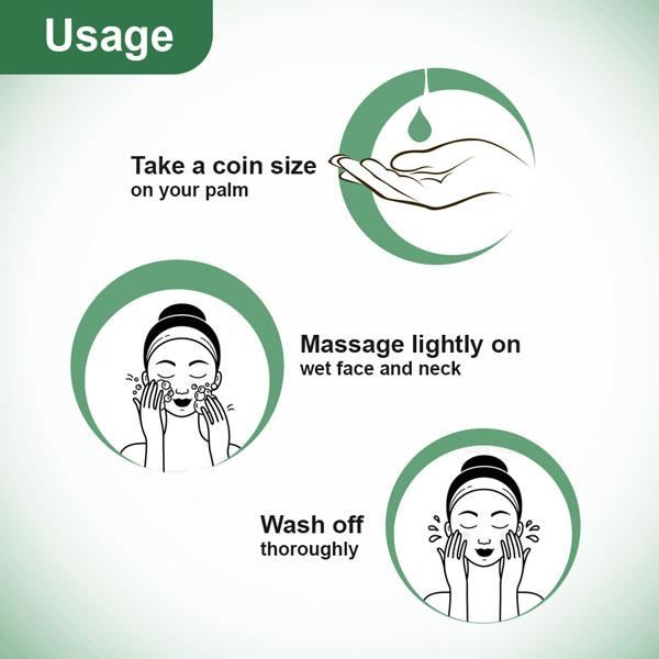 Keya Seth Aromatherapy Fresh Look Face Wash Neem & Tulsi 100 ml - Face Wash & Cleansers