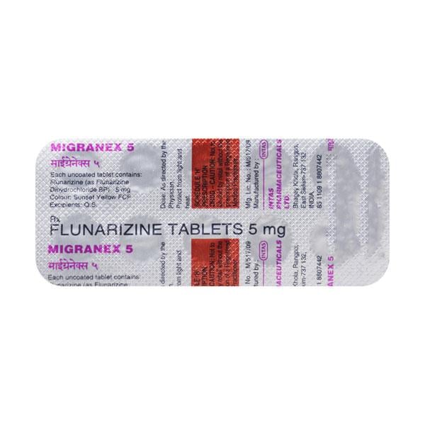 Netmeds | Migranex 5mg Tablet 10'S
