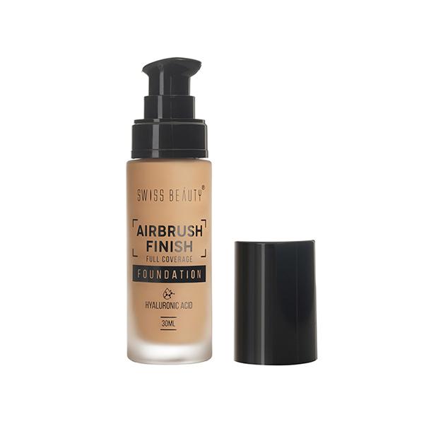 Netmeds | Swiss Beauty Airbrush Finish Lightweight Foundation Shade- Nude Beige 30 gm