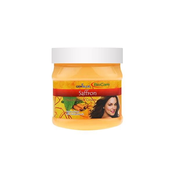 Gemblue Biocare Saffron Face and Body cream 500 ml - Lotions & Creams