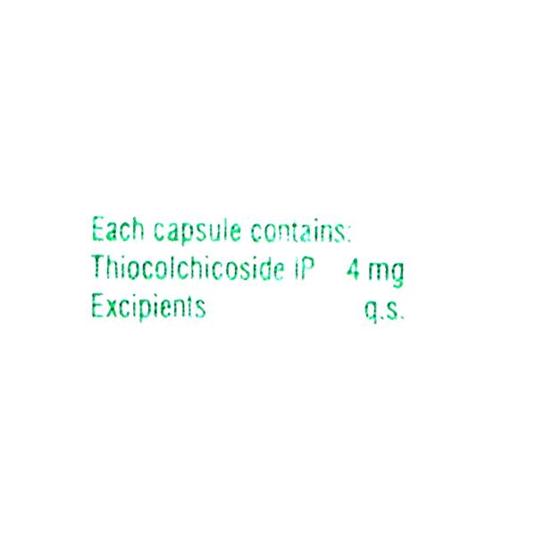 Thioact 4mg Capsule 10'S - Muscle Cramps/Spasticity-Mus