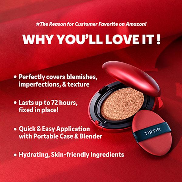 Tirtir Mask Fit Red Mini Cushion 34C Amber 4.5 gm - Foundation